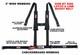 Rzr Seat Belt Harness 2 New Race Harness 4 Point Latch Type Black Checkerboard