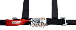 Rzr Seat Belt Harness 2 New Race Harness 4 Point Latch Type Black Checkerboard