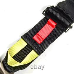 SAAS Racing Harness FIA Approved 6 Point HANS Homologated 3 2 Black