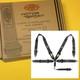 SAAS S5103SFI Racing harness 5 point 3 Cam lock Clip in SFI Black 2026