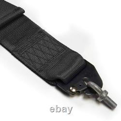 SAAS S6103SFI Racing harness 6 point 3 Cam lock Clip in SFI Black 2026