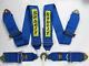 SABELT BLUE Universal 3' Inch 4 Point Racing Harness/Seat Belt Quick Release