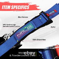 SFI 16.1 Spproved 5-Point Racing Seat Belt Safety Harness Cam Lock Buckle Blue