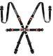 SPARCO H-8 Endurance 6-Point FHR Harness Seat Belt Black FIA 8853-2016 Approved