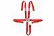 STR 2 NINJA 5-Point SFI Approved Racing Harness Seat Belt Nascar Buckle RED