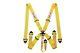 STR SFI 5-Point Racing Safety Harness Seat Belt Aircraft Camlock F1 F2 Yellow