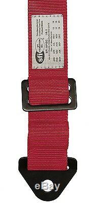 STV Motorsports Racing Seat Belt Harness Pink 5 Point 3 Inch Off-Road Set of 2