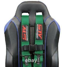 STV Motorsports Universal 5 Point Racing Seat Belt Harness (Green)