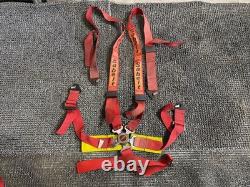 Sabelt TRW 5-point seat belt, 2-inch turnbuckle harness, red, univers / 2T7-1045