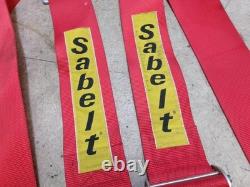 Sabelt seat belt harness 3-inch turn buckle cam lock race circuit back / S7-1445
