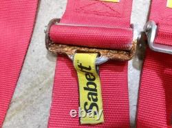 Sabelt seat belt harness 3-inch turn buckle cam lock race circuit back / S7-1445