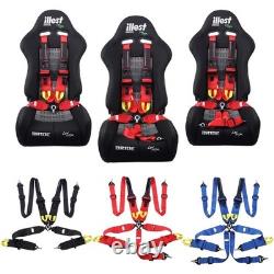 Safety Harness Camlock Quick Release Red Car Seat Belt Adjustable Harness Racing