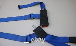 Schroth Racing Blue Harnesses Seat Belts with Pads Rallye 4 ASM BMW Mini R50