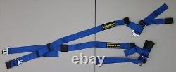 Schroth Racing Blue Harnesses Seat Belts with Pads Rallye 4 ASM BMW Mini R50