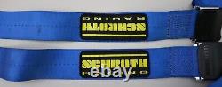 Schroth Racing Blue Harnesses Seat Belts with Pads Rallye 4 ASM BMW Mini R50