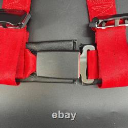 Schroth Racing Harness Rallye 4 Red Seat Belt 4-Point FIA SFI Track Drift Rally