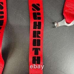 Schroth Racing Harness Rallye 4 Red Seat Belt 4-Point FIA SFI Track Drift Rally