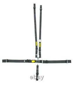 Schroth Racing sr 71750H 5pt Harness System SFI LatchLink Black HANS Seat Belt R