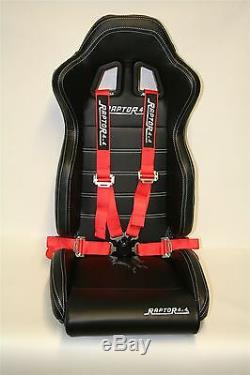 Seat Belt 4 Point Racing Harness Quick Release Track Race Drift 4x4 Red