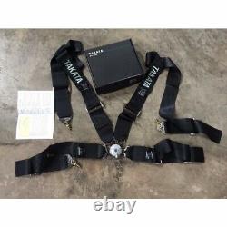 Seat Belt Harness TAKATA BLACK 4 Point Snap-On 3 With Camlock Racing DHL EXPRES