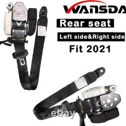 Seat Belts For Toyota RAV4 2021 Rear Left And Right Seat Belt Retractor Black