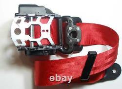 Set of 4 NEW indian-red Porsche 911 993 / 964 TRW / REPA FRONT / REAR SEAT BELTS