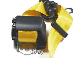 Set of 4 NEW speed-yellow Porsche 911 993 / 964 TRWithREPA FRONT / REAR SEAT BELT