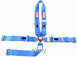 Sfi 16.1 Blue U Racing Harness All Wrap Seat Belt 5 Point 3 Cam Lock