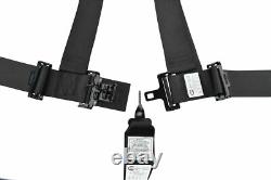 Side By Side Sfi 16.1 Seat Belt Harness Race Harness Latch Type Black
