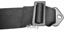 Side By Side Sfi 16.1 Seat Belt Harness Race Harness Latch Type Black