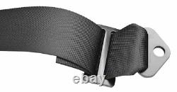 Side By Side Sfi 16.1 Seat Belt Harness Race Harness Latch Type Black