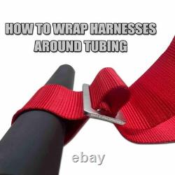 Silver 5 Point Harness for Bucket seats with latch release, 9 color options