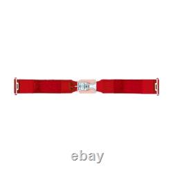 Simpson Safety 29004R 62 Latch and Link Seat Belt, Bolt In, Pull Up Red NEW