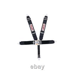 Simpson Seat Belt Harness 29073BK Latch F/X 3 5pt, Black, Pull Down, Floor