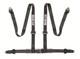 Sparco 4 Point 2 Bolt In Racing Harness Belt 2 Inch Black 4Pt Bolt-In