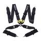 Sparco 4 Point Snap-On 3 Racing Seat Belt Harness Quick release black