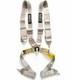 Sparco 4 Point Snap-On 3 Racing Seat Belt Harness Quick release gray Colour