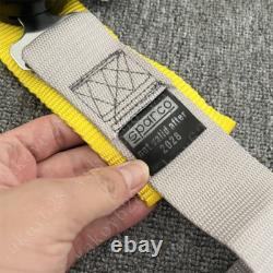 Sparco 4 Point Snap-On 3 Racing Seat Belt Harness Quick release gray Colour