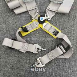 Sparco 4 Point Snap-On 3 Racing Seat Belt Harness Quick release grey