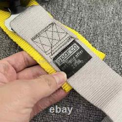 Sparco 4 Point Snap-On 3 Racing Seat Belt Harness Quick release grey