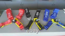 Sparco 4pt 4 Point Competition Racing Seat Belt Harness Universal