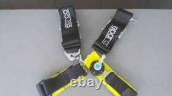 Sparco 4pt 4 Point Competition Racing Seat Belt Harness Universal