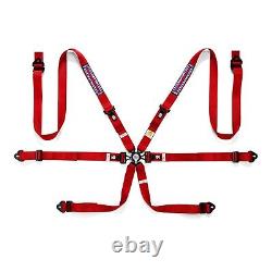 Sparco Martini-Racing 6 Pt 2 Reg A Red Seat Belt Harness