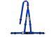 Sparco Racing Seat Belt Safety Harness Blue 3-Point Dbl Rel 2-Inch Lap Shoulder