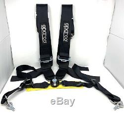 Sparco Racing Style 4 Point 3 Bolt Down Safety Seat Belt Harness Universal