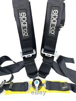 Sparco Racing Style 4 Point 3 Bolt Down Safety Seat Belt Harness Universal