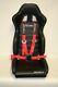 Sports Racing Harness Seat Belt 2 4 Point Fixing Quick Release Red