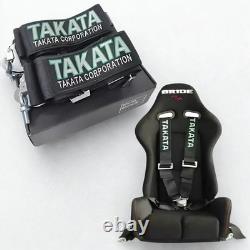 TAKATA 4 Point Snap-On 3 With Camlock Racing Seat Belt Harness Universal