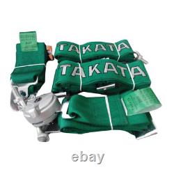 TAKATA 4 Point Snap-On 3 With Camlock Racing Seat Belt Harness Universal DHL