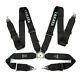 TAKATA BLACK 4 Point Snap-On 3 With Camlock Racing Seat Belt Harness DHL FedEX